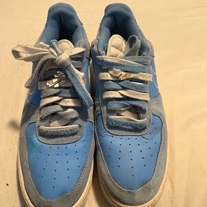 Nike Blue and White Athletic Shoes